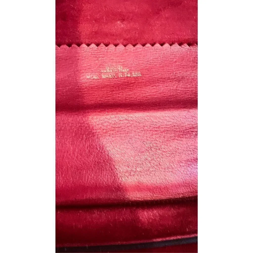 Gucci 1970's Vintage Jewellery Travel Case or Clutch - Picture 10 of 14
